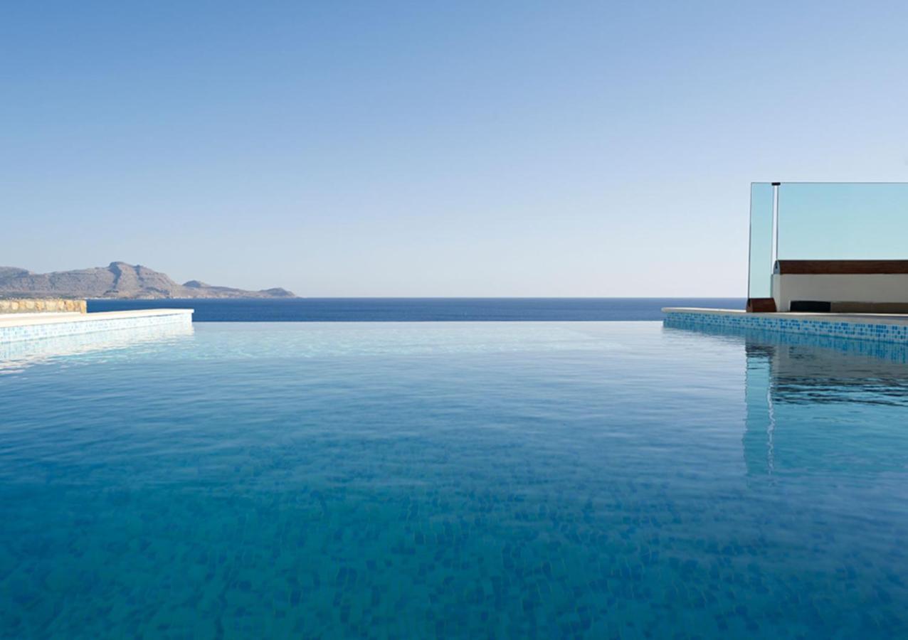 Luxury Villa Verna Линдос Экстерьер фото